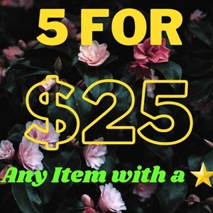 ⭐ 5 For $25 Sale ⭐